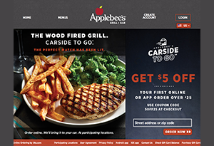 Applebee's order online