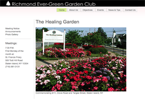 Richmond Ever-Green Garden Club, The Healing Garden